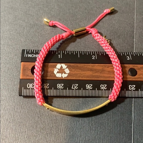 Michael Kors Bracelet pull on pink gold cord - Picture 2 of 3
